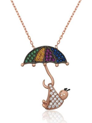 Inure Jewelry Inure Jewelry Gümüş Doğan Bebek Kolye