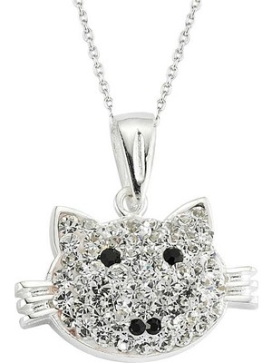 Inure Jewelry Inure Jewelry Silver Gümüş Kedi Kadın Kolye