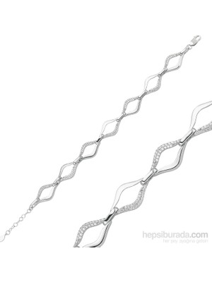 Inure Jewelry Inure Jewelry 925 Ayar Gümüş Yaprak Bileklik