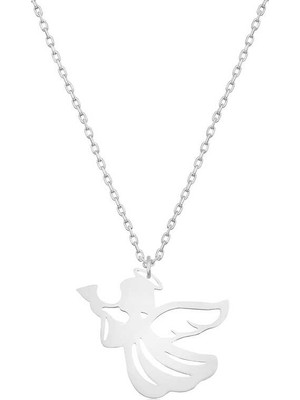 Inure Jewelry Gümüş Kanatlı Melek Bayan Kolye