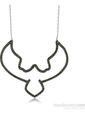 Inure Jewelry Gümüş Yarasa Kolye