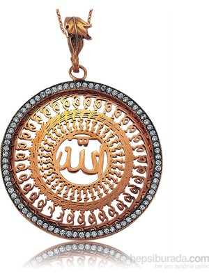 Inure Jewelry Inure Jewelry Gümüş Allah Yazılı Kolye