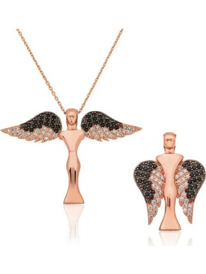 Inure Jewelry Inure Jewelry Gümüş Kanatlı Melek Kolye