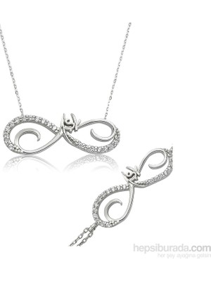 Inure Jewelry Inure Jewelry Gümüş Sonsuz Aşk Set