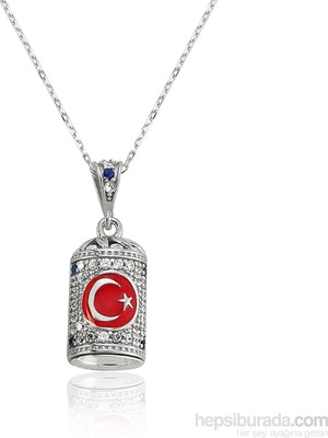 Inure Jewelry Inure Jewelry Gümüş Ay Yıldız Cevşen Kolye 432643