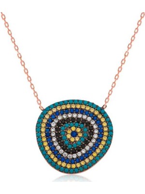 Inure Jewelry Inure Jewelry Gümüş Nazar Bayan Kolye