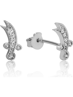 Inure Jewelry Inure Jewelry Gümüş Zülfikar Kılıcı Küpe