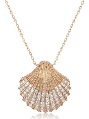 Inure Jewelry Gümüş İstiridye Kolye