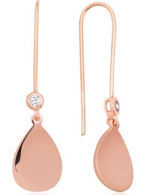Inure Jewelry Inure Jewelry Gümüş Damla Küpe