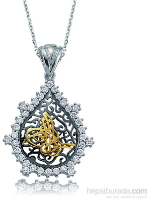 Inure Jewelry Inure Jewelry Gümüş Damla Tuğra Kolye