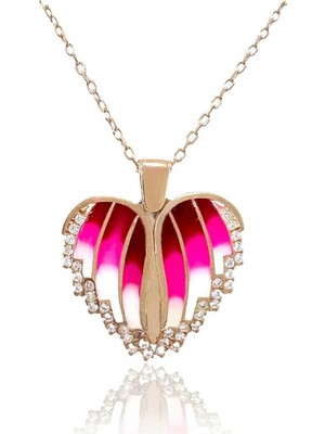 Inure Jewelry Gümüş Kalpli Isimli Bayan Kolye