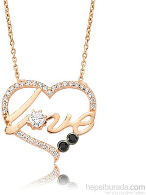 Inure Jewelry Inure Jewelry Gümüş Kalp Love Kolye