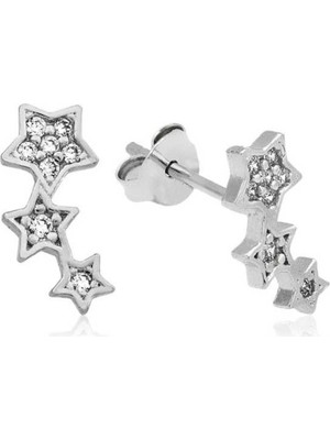 Inure Jewelry Inure Jewelry Gümüş Kayan Yıldız Küpe