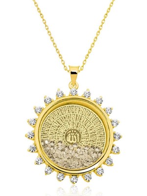 Inure Jewelry Gümüş Esmaül Hüsna Bayan Kolye