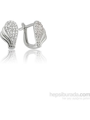 Inure Jewelry Inure Jewelry Gümüş Yaprak Küpe