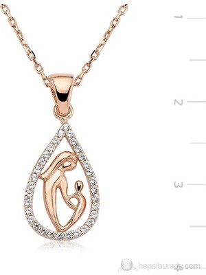Inure Jewelry Inure Jewelry Gümüş Annelere Özel Kalp Kolye