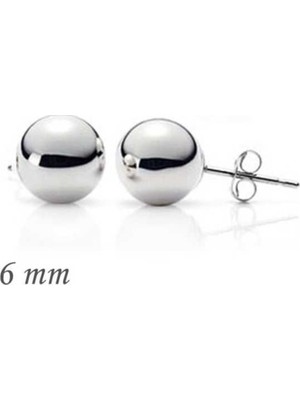 Inure Jewelry Inure Jewelry Gümüş Top Küpe