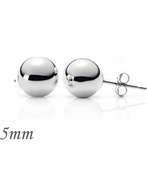 Inure Jewelry Inure Jewelry Gümüş Top Küpe