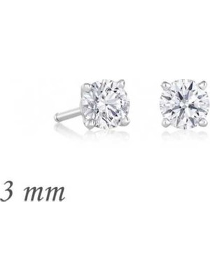 Inure Jewelry Inure Jewelry Gümüş Tektaş Küpe