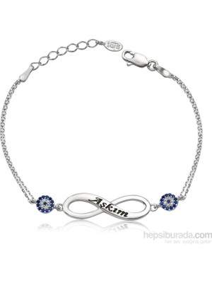 Inure Jewelry Inure Jewelry Silver Gümüş Sonsuzluk Aşkım Bileklik