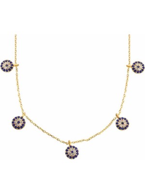 Inure Jewelry Gümüş Nazarlı Şans Kadın Kolye