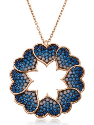 Inure Jewelry ​Gümüş Kalp Çemberi Bayan Kolye