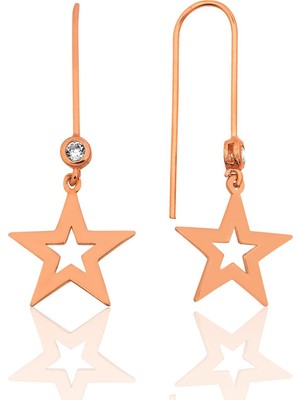 Inure Jewelry Gümüş Yıldız Küpe