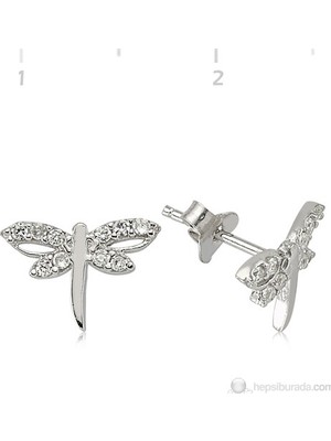 Inure Jewelry Inure Jewelry Zirkon Taşlı Yusufçuk Küpe