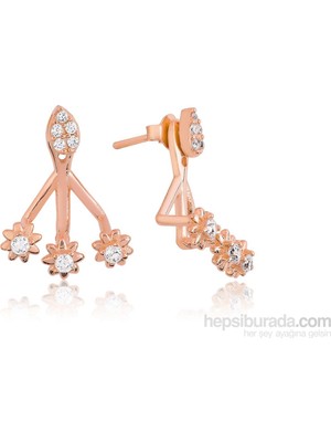Gumush Gümüş Sihirli Çiçek Küpe 610046