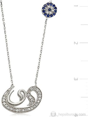 Inure Jewelry Inure Jewelry Gümüş Zirkon Taşlı Vav Kolye
