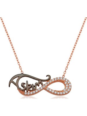 Inure Jewelry Inure Jewelry Gümüş Sonsuz Aşkım Yazılı Kolye