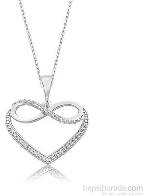 Inure Jewelry Gümüş Sonsuza Kadar Kalbimdesin Kolye