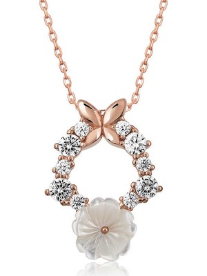 Inure Jewelry Gümüş Bahar Çiçeği Kolye