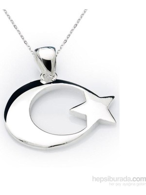 Inure Jewelry Inure Jewelry Gümüş Ay Yıldız Kolye