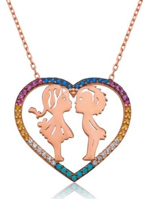 Inure Jewelry Inure Jewelry Gümüş İki Aşık Kolye