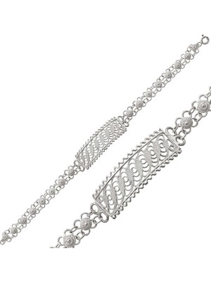 Inure Jewelry ​Gümüş Beypazarı Telkari Bileklik