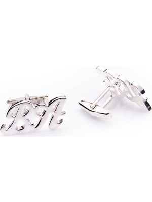 Inure Jewelry Kişiye Özel Gümüş Harf Kol Düğmesi