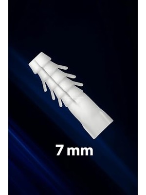 Plastik Dübel Seti, Duvar, Beton, Tuğla, Alçıpan Uyumlu, Genleşen Esnek Yapı, Kolay Vida Montajı, Tırnaklı Tip, Güçlü Tutunma Sağlayan, Darbelere Dayanıklı (7 Mm, Adet, 50)