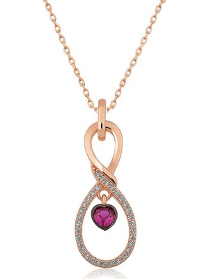 Inure Jewelry Gümüş Sonsuz Kalp Kolye