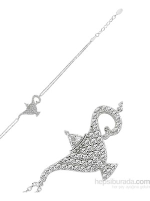 Inure Jewelry Inure Jewelry Zirkon Taşlı Sihirli Lamba Bileklik 431697