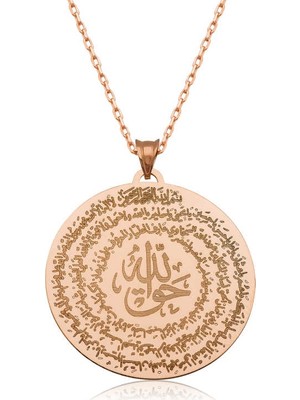 Inure Jewelry ​Gümüş El Hakkanî Mührü Bayan Kolye