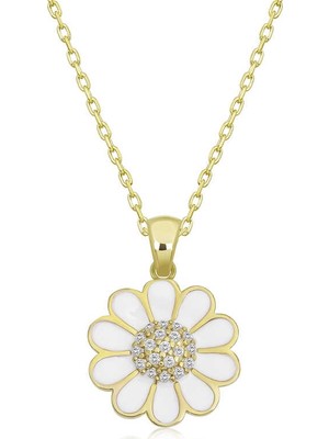 Inure Jewelry Gümüş Papatya Kadın Kolye