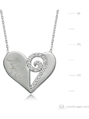 Inure Jewelry Inure Jewelry Aşkım Kalp Gümüş Kolye