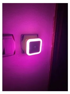 Cata Neselio 2 Adet Sensörlü Fişli Gece Lambası Led-4 RENK-FOTOSELLI-1W CT-9500