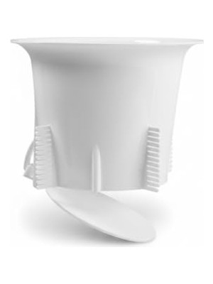 Alaturka Tuvalet Kapağı – Koku ve Sıçrama Önleyici, Yaylı Klipsli Kolay Montaj, Evrensel Uyum, Beyaz