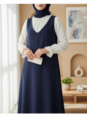 Modamorfo Omuzları Bağlamalı Uzun Jile       -Laci