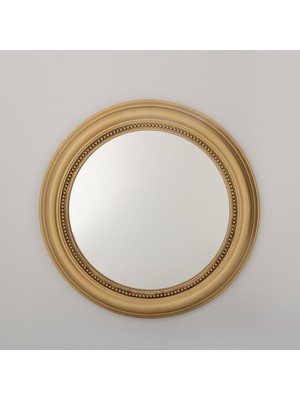Selim Round Ayna Altın