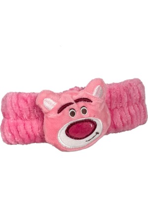 Delixa Lotso Peluş Bandana Makyaj Spa Saç Bandı Fuşya