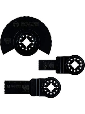 Bosch Professional Diy Çok Işlevli Aletler Için 3'lü Promo Ahşap Seti, Siyah