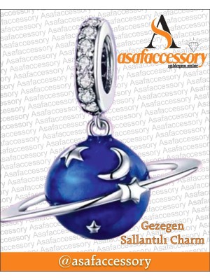 Asaf Accessory Gezegen Sallantılı Charm